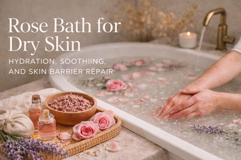 Rose Bath Benefits for Dry Skin: Hydration, Soothing & Skin Barrier Repair