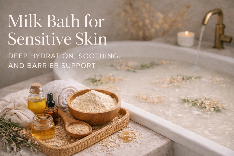 Milk Bath Benefits for Sensitive Skin: Hydration, Soothing, and Barrier Support